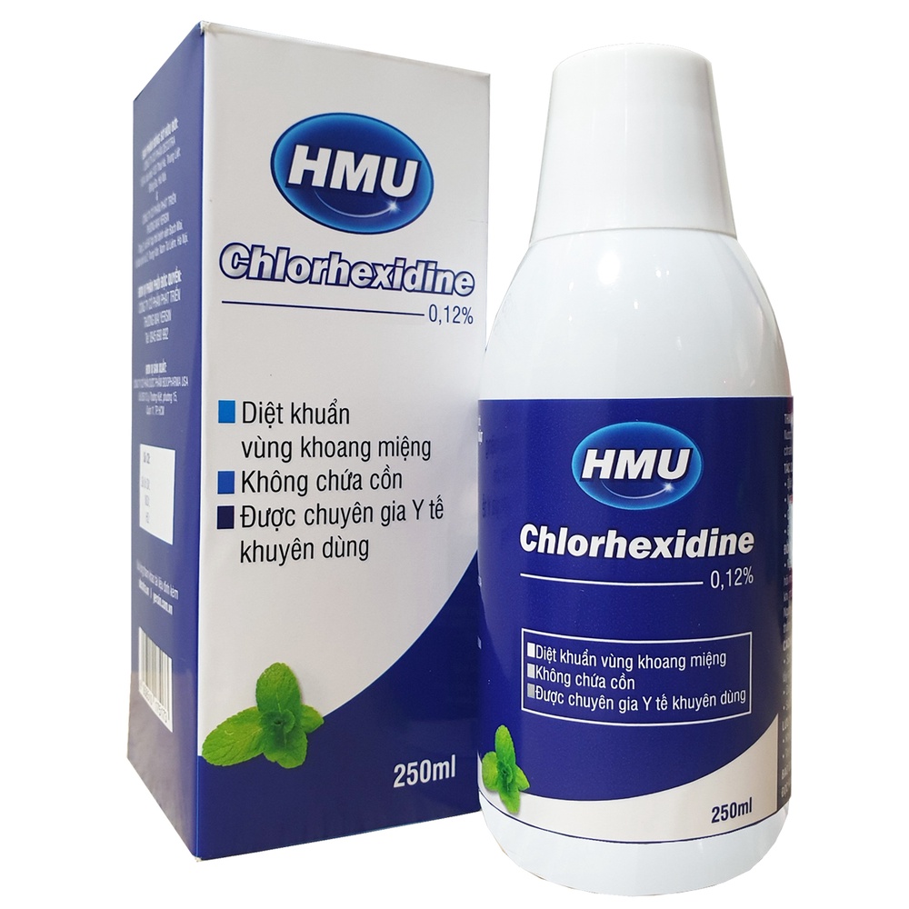 NƯỚC SÚC MIỆNG HMU CHLORHEXIDINE 0.12%