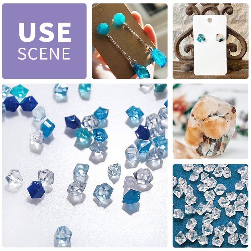 Khuôn Silicone Làm Bánh Hình Đá Quý