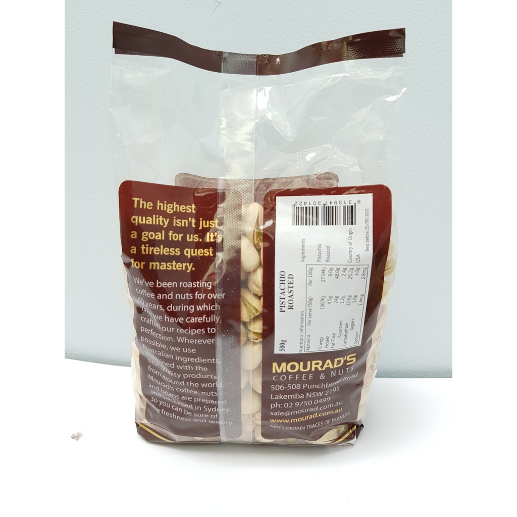 Hạt Dẻ Cười Không Tẩy Trắng Chuẩn Úc  500g
