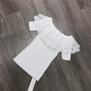 Set 2 áo trắng nhung nguyễn
