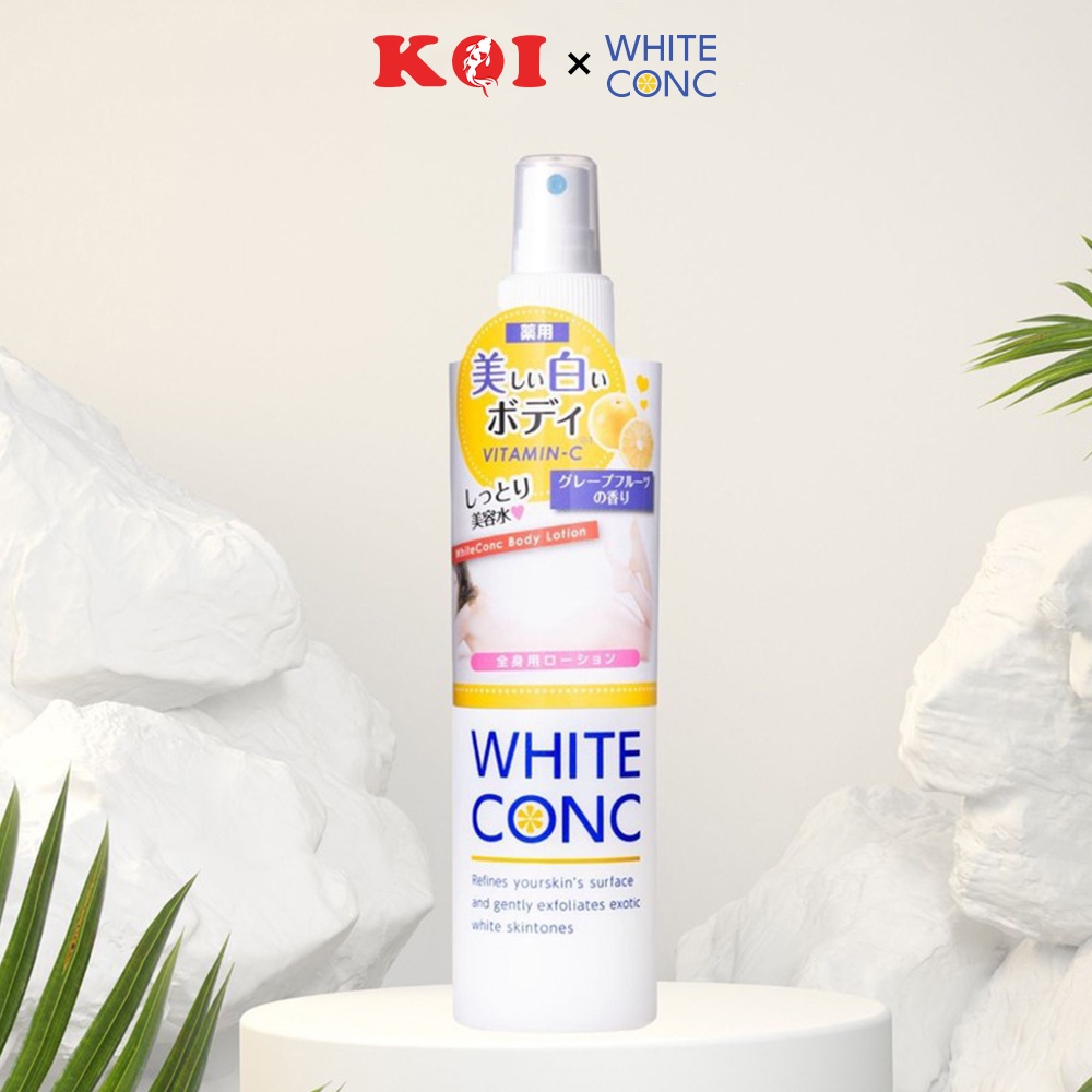 Xịt dưỡng trắng da toàn thân White Conc Body Lotion 245ml