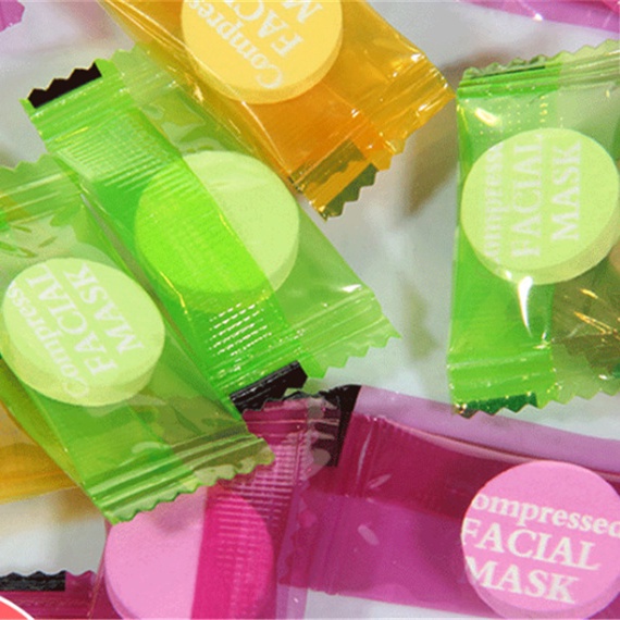 Bộ 10 Mặt Nạ Nén Dùng Một Lần DIY