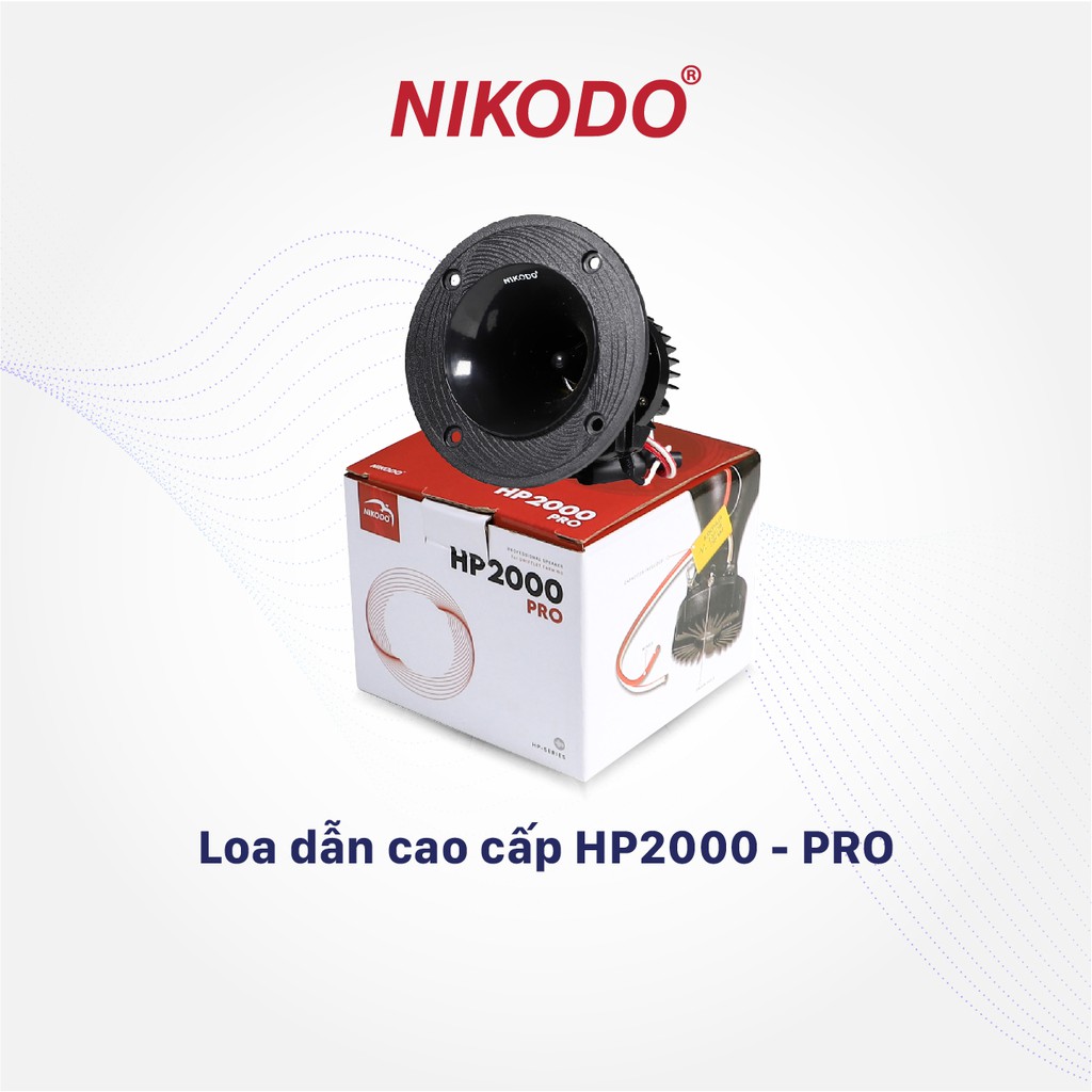 Loa dẫn cao cấp HP 2000 Pro chính hãng Nikodo cho nhà nuôi yến, âm thanh chân thực, chất lượng uy tín, giá tốt