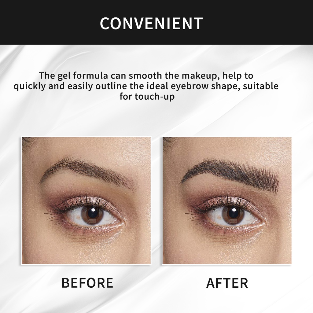 Thúc đẩy sự phát triển nhanh, dày và dài của lông mày, lông mi, tóc mái cho đôi lông mày khỏe mạnh với đường nét tự nhiê