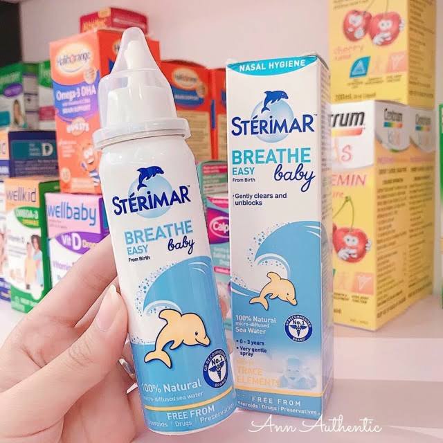 XỊT VỆ SINH MŨI CHO BÉ STERIMAR NOSE HYGIENE BABY 50ML