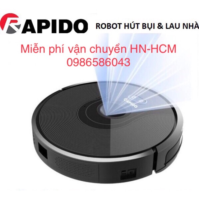 Robot hút bụi và lau nhà Rapido RR6, hàng chính hãng