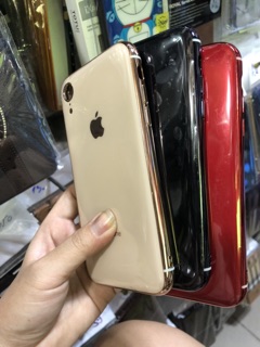 Ốp Iphone XR dẻo bóng viền xi