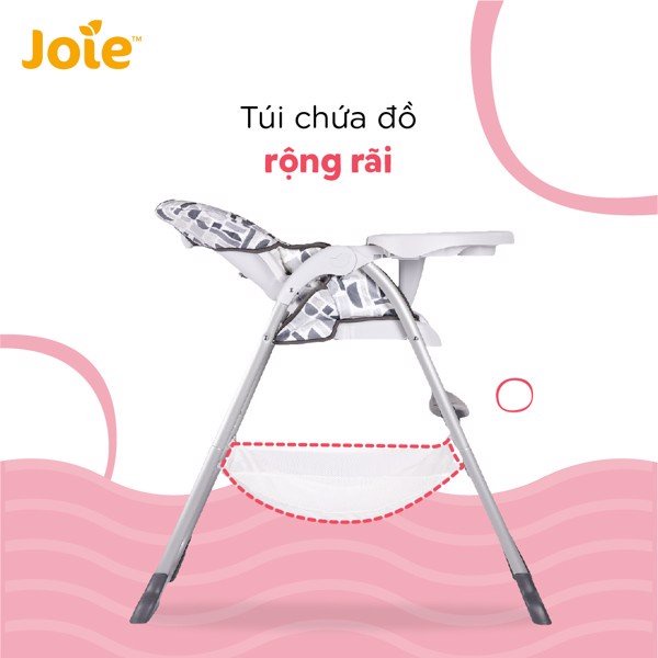 Ghế ăn dặm trẻ em Joie Mimzy Snacker, ghế ăn gập gọn cao cấp cho bé - Monnie Kids