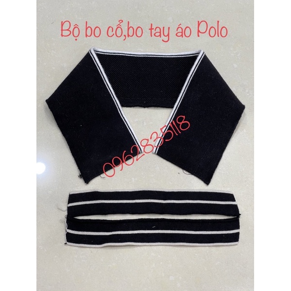 Bo cổ áo ,bo tay áo Polo