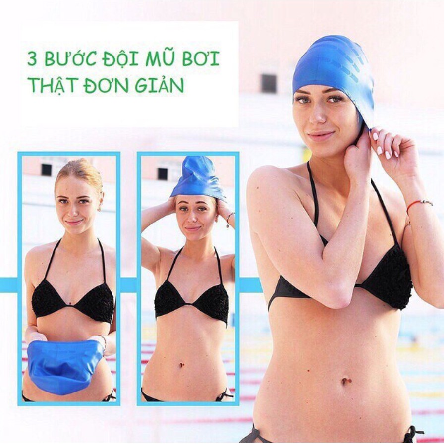 [FREESHIP] Nón Bơi giá rẻ Cao Su /mũ Bơi Lặn Speedo /Touche ⚡LOI59 SPORTS