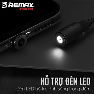 Cáp sạc Nam Châm cổng Android Remax Rc-095m (Vàng, Xám)