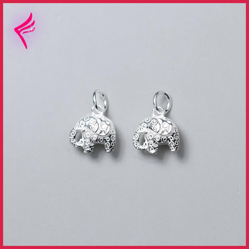 Charm bạc móc treo hình con voi - Charm Bạc 925 - Mã CB127