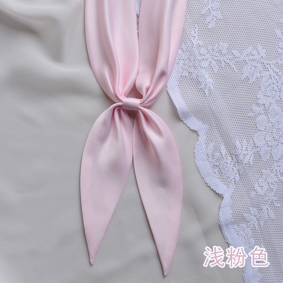 Nơ Đeo Cổ Áo Màu Sắc Trơn Phong Cách Học Sinh Nhật Bản