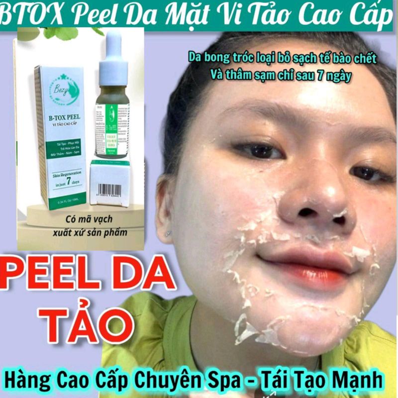 Peel Hút Nám Bong Da Vi Tảo Trắng Da Bezy Cao Cấp