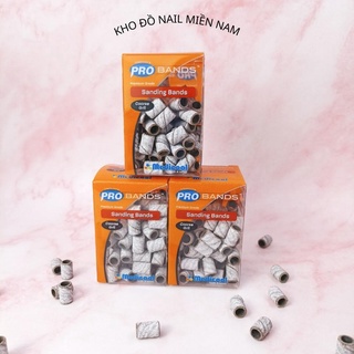 Hộp 100 đầu mài giấy medicool cục nhám giấy gắn đầu mài móng hàng chuẩn mỹ