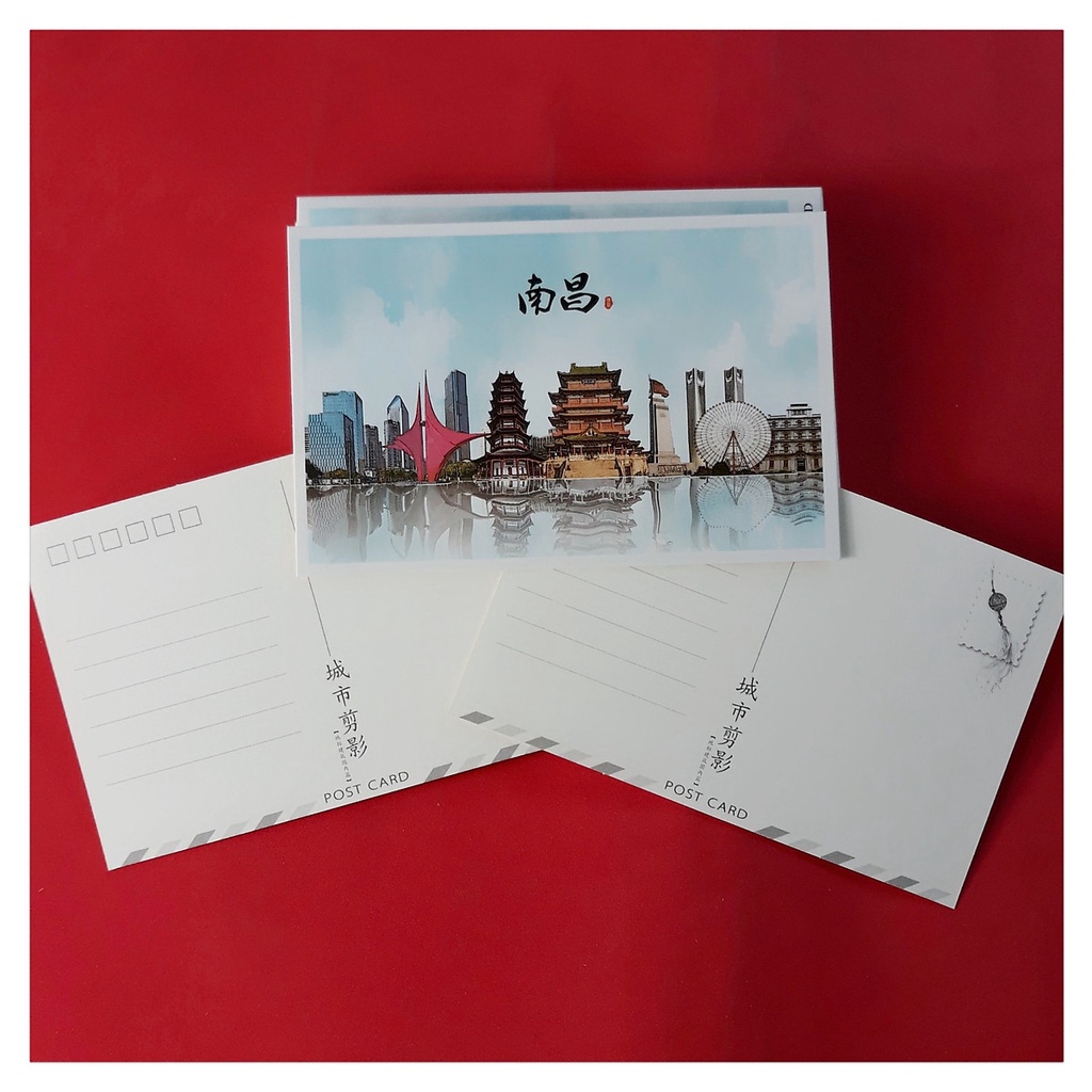Hộp 36 Postcard Bưu Thiếp Thiệp Trang Trí Kích Thước 9x14cm - Ancient Modern Wonder Of The World