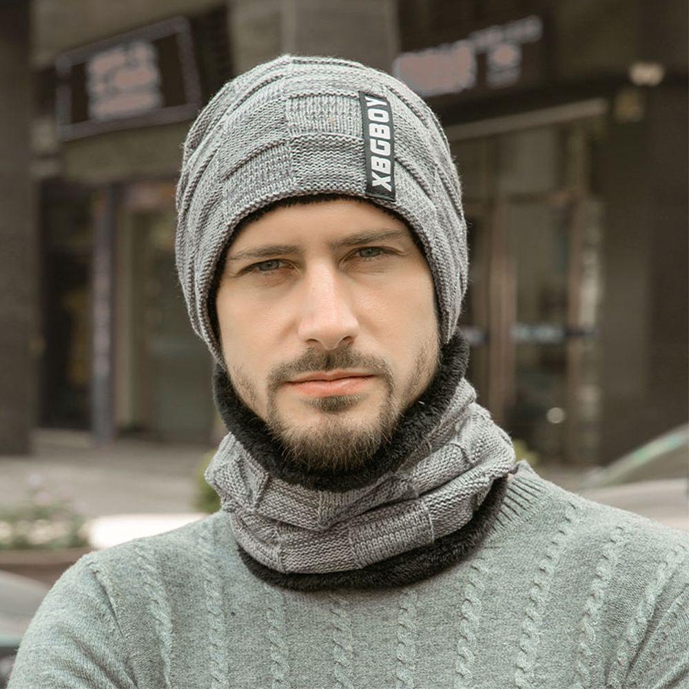 Bộ Mũ Và Khăn Choàng Cổ Thời Trang Nam Độc Đáo