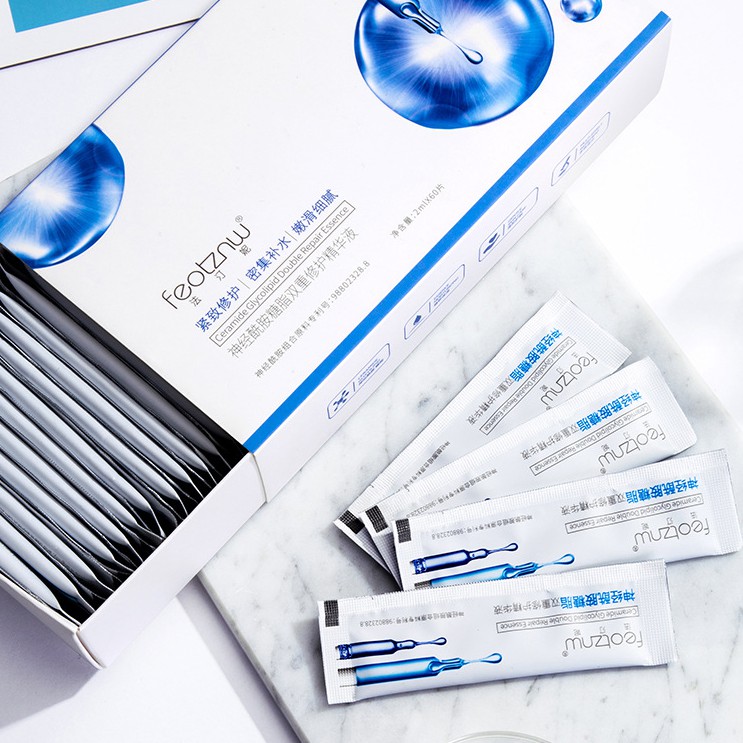 Tinh chất Ceramide Glycolipid Dưỡng ẩm trắng da làm dịu vết đỏ 2ml