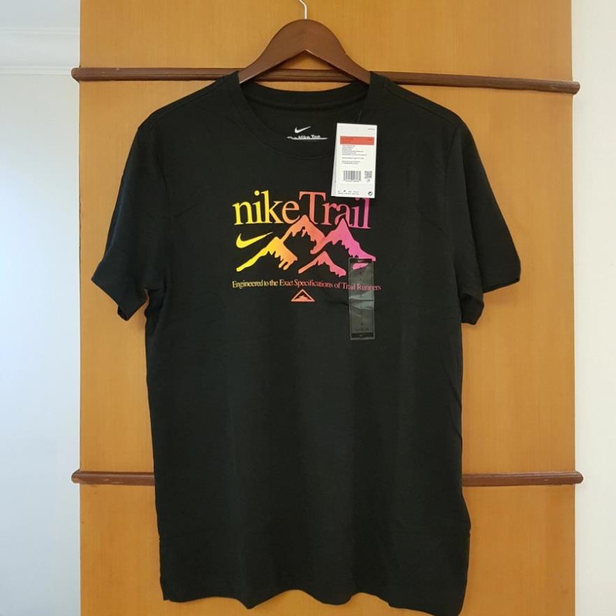 Áo Thun 100% BNWT Nike Dri-FIT Trail FS DJ4348-010 Chính Hãng Đẹp