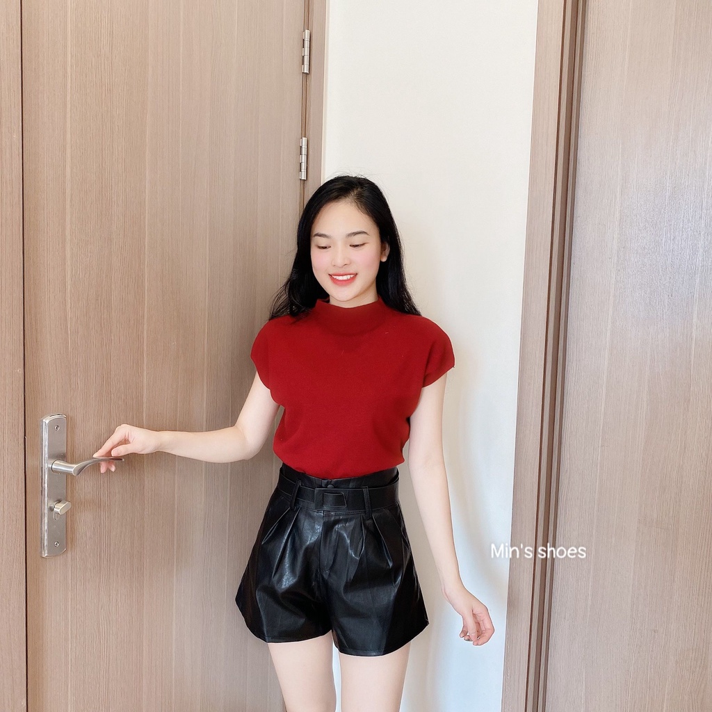 Min's Shoes - Áo Len Dệt Kim Tay Hến Nữ Áo 424