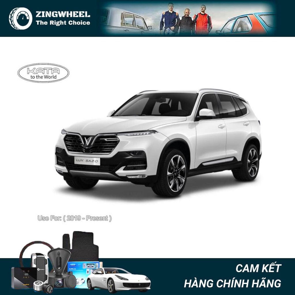 Thảm lót sàn ô tô KATA cao cấp cho xe VinFast Lux SA2.0 - Không mùi, an toàn, dễ vệ sinh