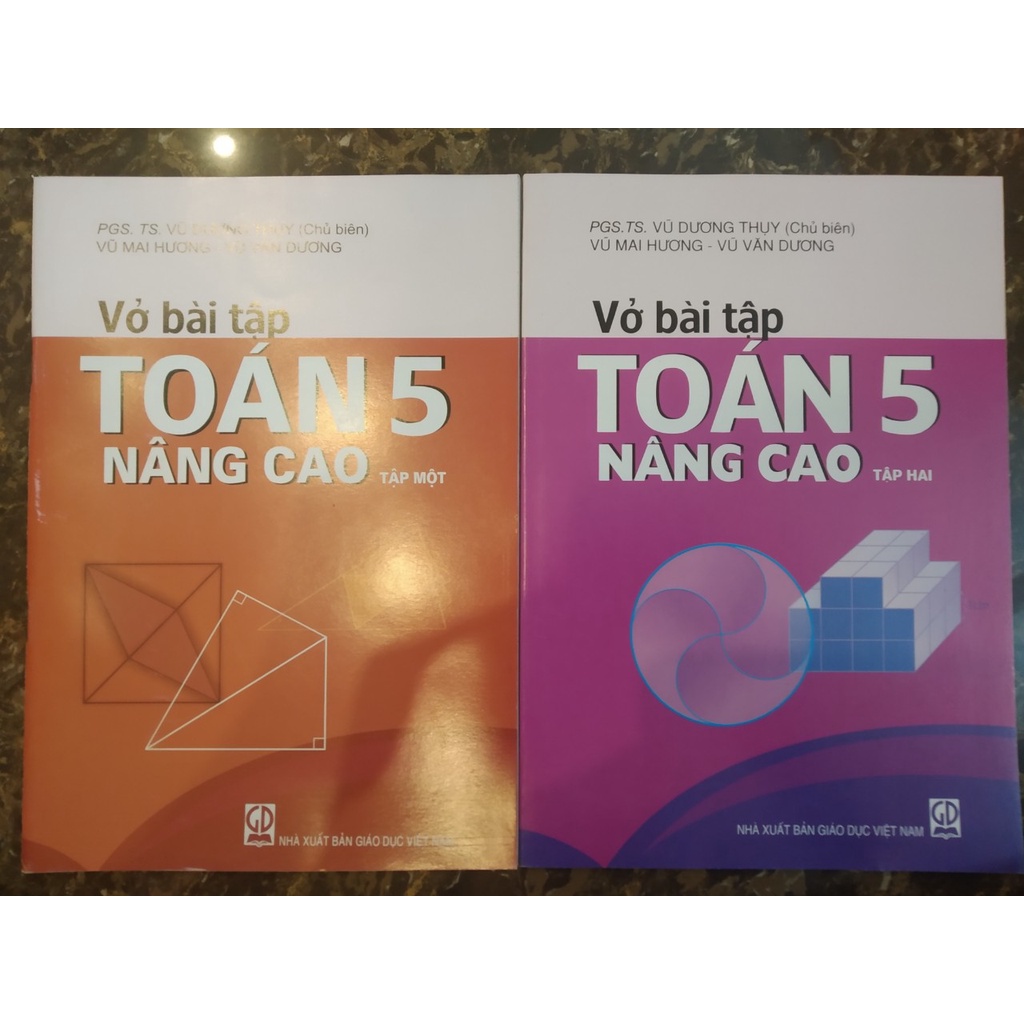 Sách Combo Vở Bài Tập Toán Nâng Cao Lớp 5 (Tập 1 Và Tập 2)