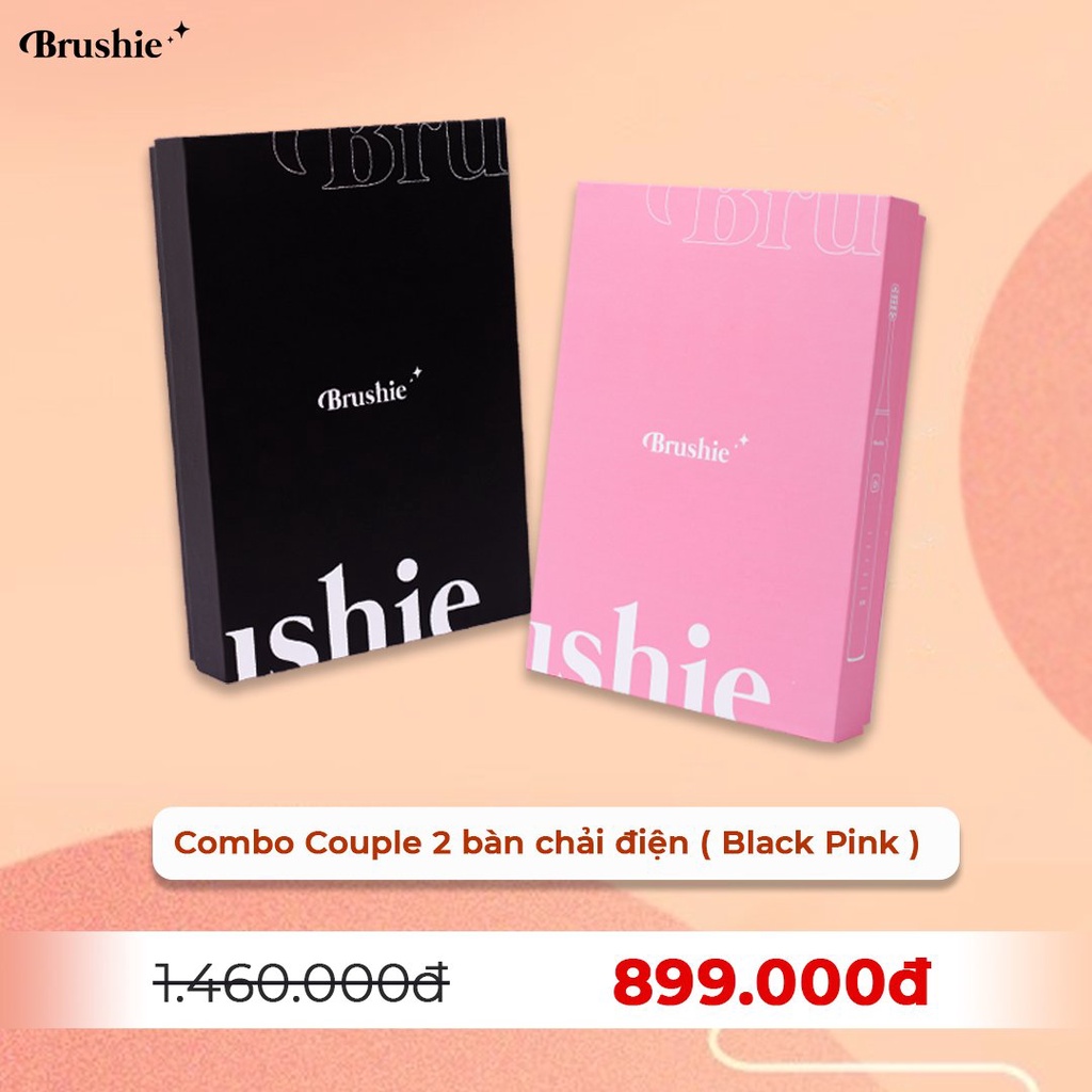 Combo 2 bàn chải điện Brushie