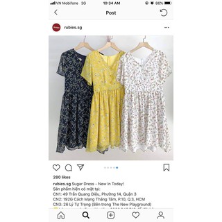 Đầm Sugar dress (rubies.sg)