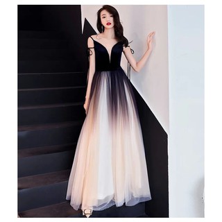 Đầm nữ maxi phối lưới thanh lịch