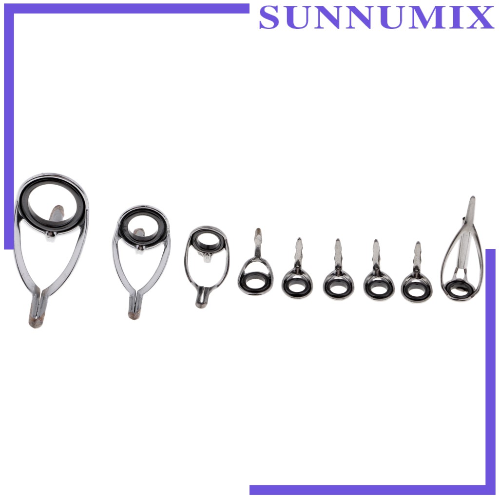 Set 18 Khuyên Dẫn Cần Câu Cá Bằng Thép Không Gỉ