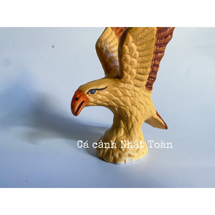 ĐẠI BÀNG GỐM SỨ TRANG TRÍ BỂ CÁ NON BỘ RỘNG 9CM CAO 15CM