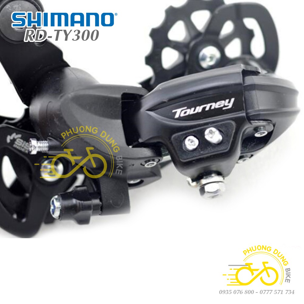 Củ cùi đề sau xe đạp SHIMANO TOURNEY RD-TY300 6-7-8 Speed - Hàng chính Hãng