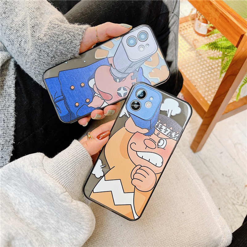 IPhone 11 Pro Max / iPhone12 / iPhone X / iPhone 7 Plus / iPhone 8 / iPhone 6 / iPhone 11 TPU Case with Shatter Resistant Shin-chan Telescopic Track for Mobile Phones