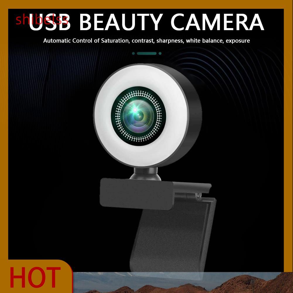 Webcam Shibelsss 1080p Hd Usb Có Micro Cho Pc / Phát Sóng Trực Tuyến