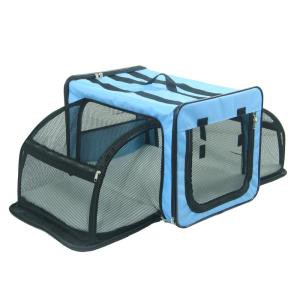 Lồng vận chuyển đa năng TRUSTIE  EXPANDABLE SOFT KENNEL (BLUE)