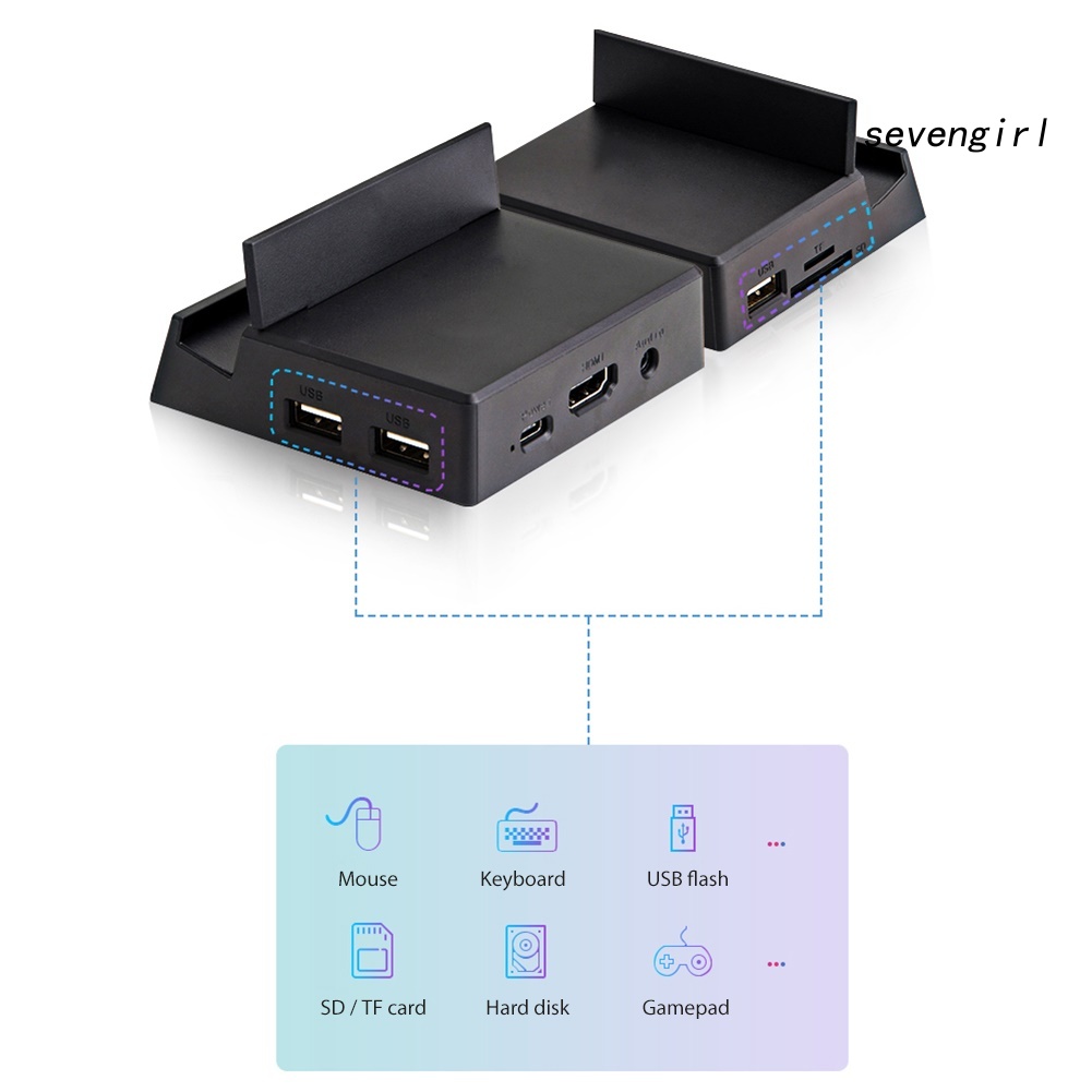 Bộ Chuyển Đổi 8 Trong 1 Usb-C Hub Type-C Sang Hdmi-Compatible Tf Usb 2.0 | BigBuy360 - bigbuy360.vn