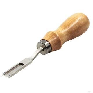 Dùi đục làm đồ da handmade cán gỗ DIY