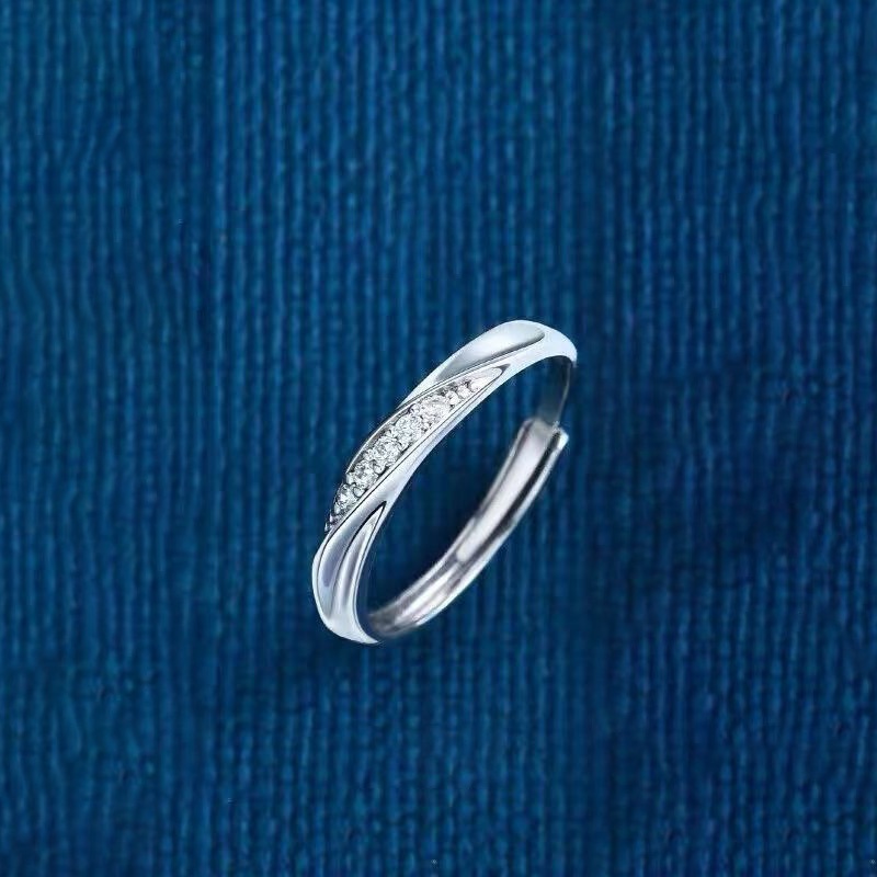 Cặp Nhẫn Đôi Nam Nữ Không Phai Thiết Kế Mới Làm Quà Tặng Valentine 2022