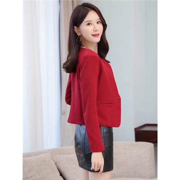 Áo vest nữ đỏ đô N9