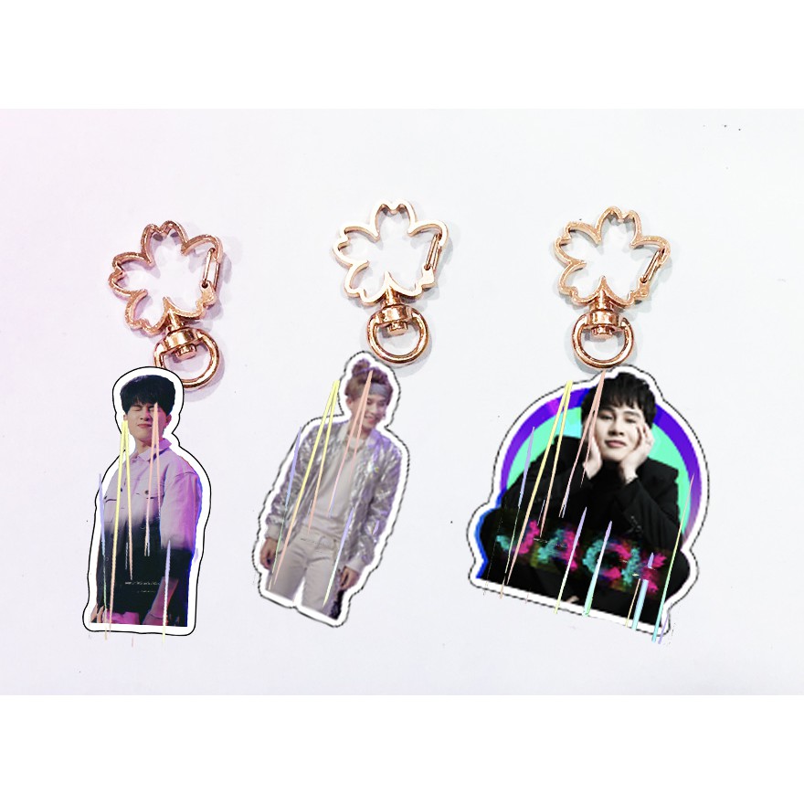 Móc chìa khoá jack mica hologram  MKMH12 j97 cute dễ thương hoạt hình thần tượng