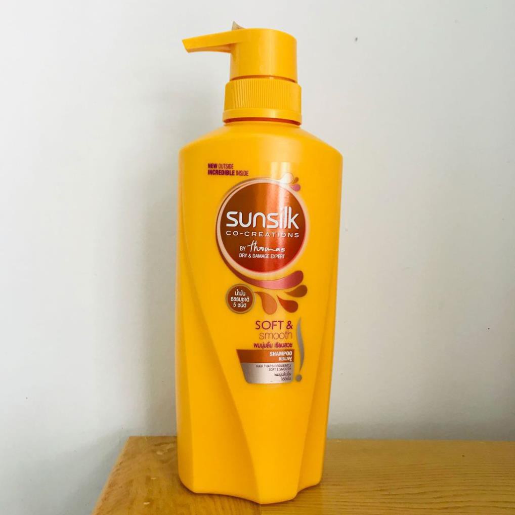 Dầu xả,dầu gội Sunsilk Thái Lan vàng 450ml