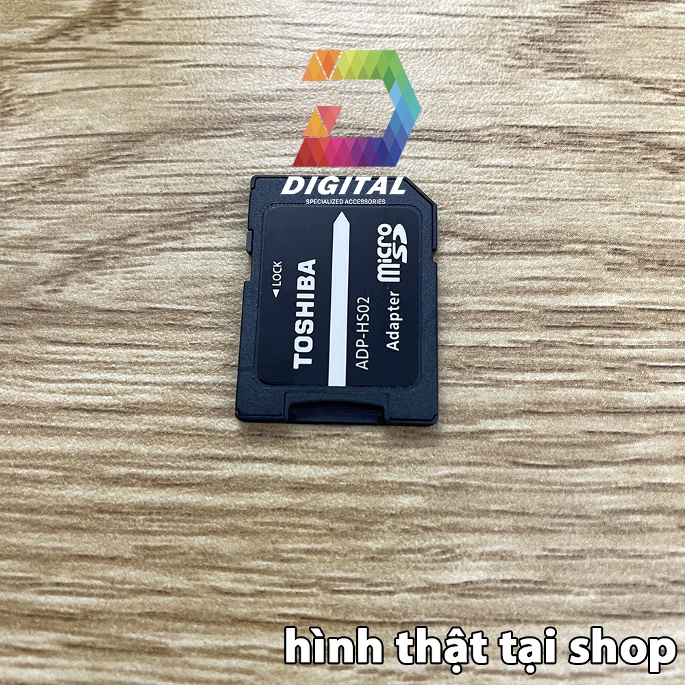 Adapter Thẻ Nhớ Toshiba Chuyển Đổi Thẻ Nhớ Micro SD Sang Thẻ Nhớ SD Chính Hãng