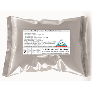 Siêu kích rễ IBA 98% (4-Indole-3-butyric acid 98%) Túi 20gr