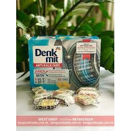 Lẻ 5 viên nén tẩy rửa máy giặt Denkmit [NỘI ĐỊA ĐỨC]