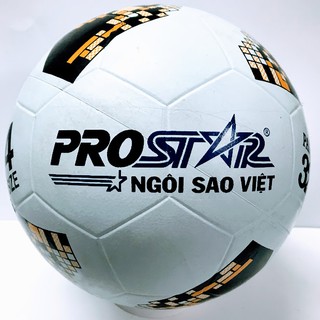 Bóng đá số 4 Prostar - banh đúc nhựa - tặng kèm kim bơm và lưới đựng bóng