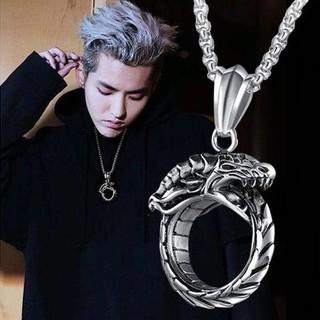 Dây Chuyền Nam Vòng Cổ Nam Phi Long Tại Thiên DCT40