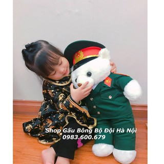 Gấu Bông Bộ Đội Lục Quân 55 cm