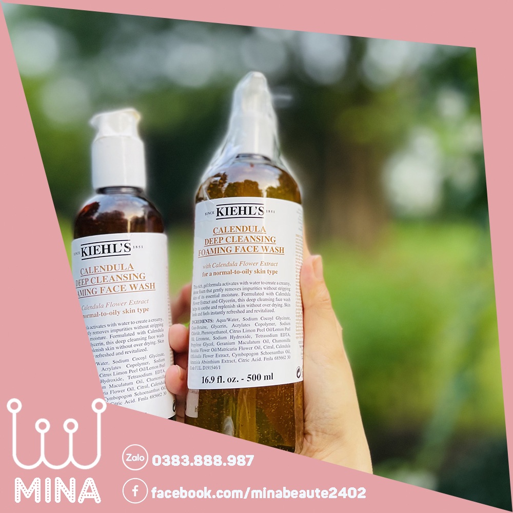 Sữa rửa mặt hoa cúc Kiehls