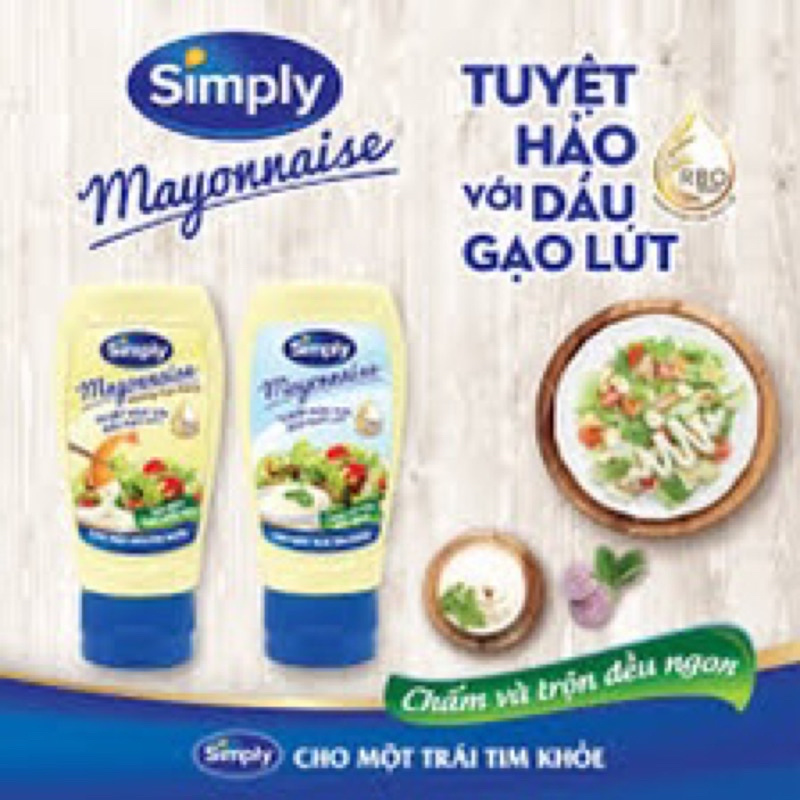 Sốt Mayonnaise Simply 230g(BH)