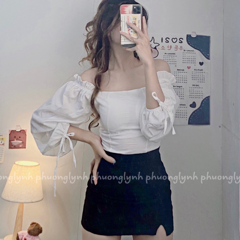 Áo kiểu tay phồng, chất voan mềm [MS26/GN39] | BigBuy360 - bigbuy360.vn